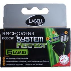 Labell Recharge.Ras.6 Lames X4