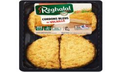 Reghalal Cordon bleu volaille halal : la barquette de 1 kg