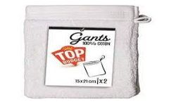 Top Budget Lot 2 Gants Blanc 15X21