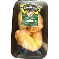 Savic Cuisses de poulet fermier de Vendée jaune Label Rouge X2 Sat 500G