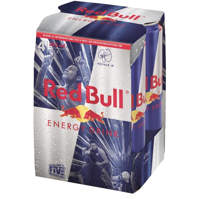 Red Bull Boisson énergisante Regular Neymar 4 x 35,5cl