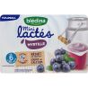 Blédina Les Mini Lactés Myrtille De 6 À 36 Mois : Les 6 Pots De 55 G - 330 G