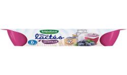 Blédina Les Mini Lactés Myrtille De 6 À 36 Mois : Les 6 Pots De 55 G - 330 G