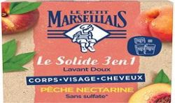 Le P'Tit MarseiL'Ais Solide 3 En 1 Peche Nectarine 80G