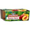 Andros 4X100G Compote Pomme Pêche