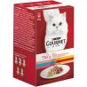 Gourmet Mon Ptit Duo Saumon-Poulet, Thon-Boeuf, Truite-Dinde 6X50G