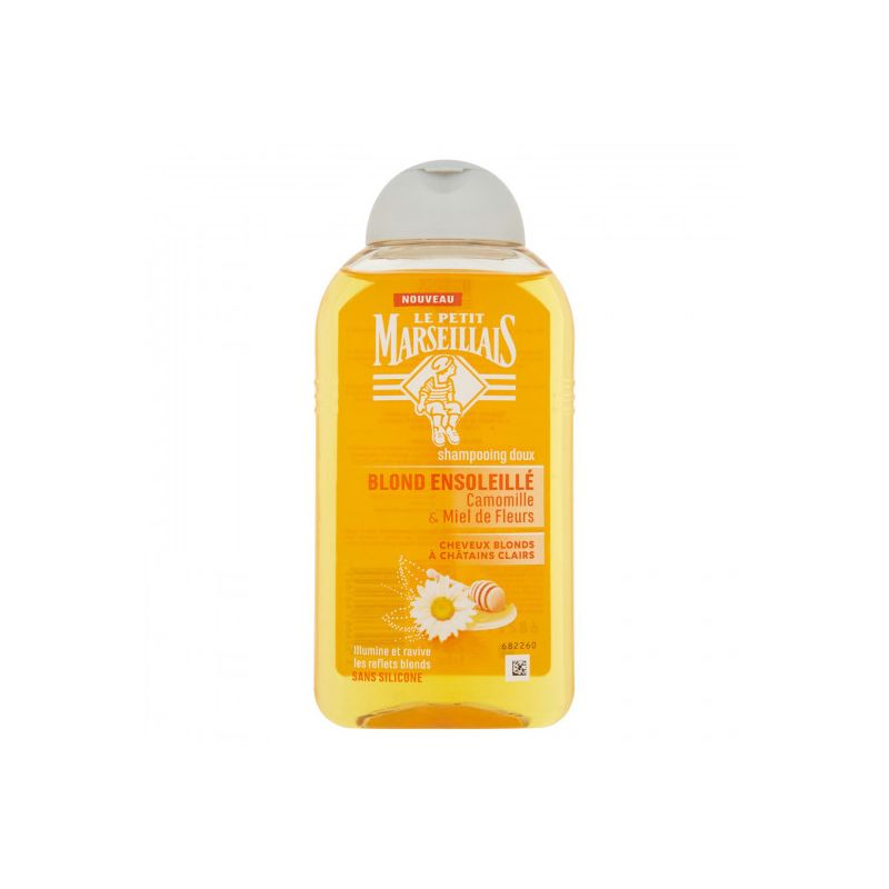 Le P'Tit MarseiL'Ais Shampooing camomille germe de blé : le flacon de 250mL