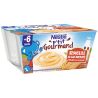 Nestlé P'Tit gourmand pot dessert semoule au lait biscuité dès 6mois 4x100g