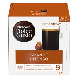 Nescafé Café capsules Compatibles Dolce Gusto Grande Intenso : la boite de 16 capsules 160G