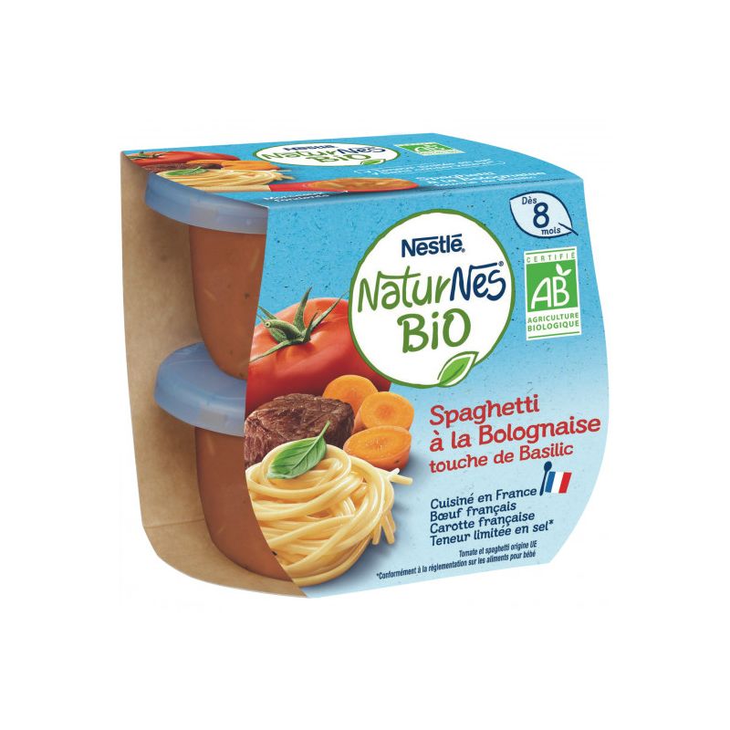 Naturnes Spaghetti Bolo Pbio 8(2X190G)Fr
