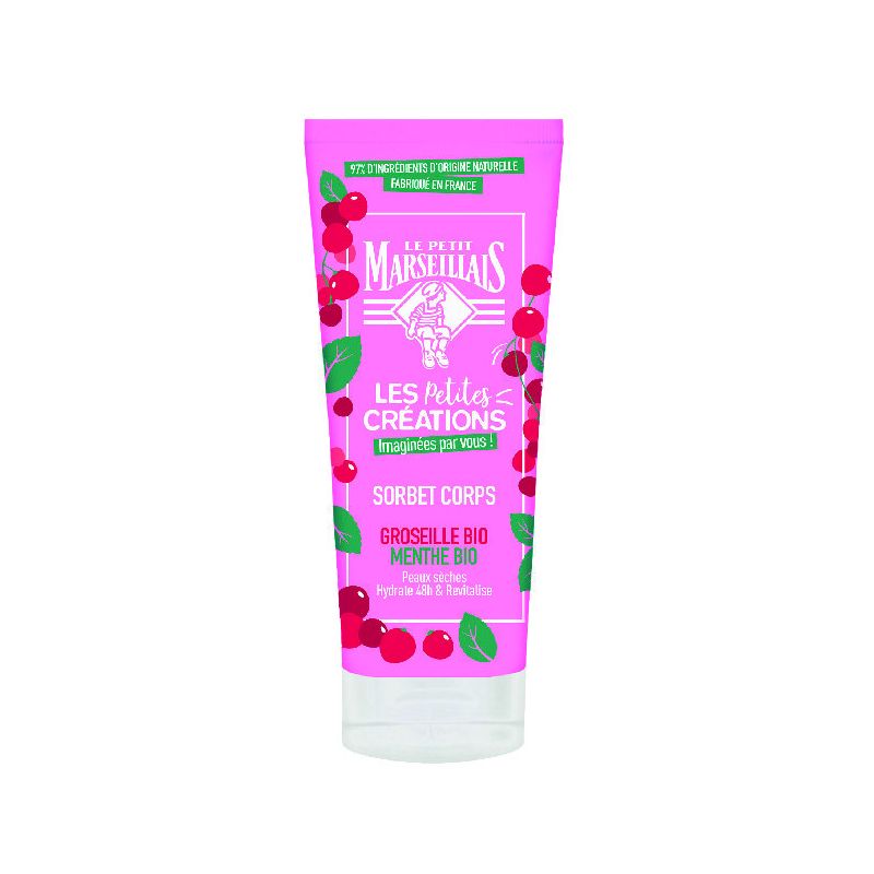 Le P'Tit MarseiL'Ais Les P'Tites Creations Zel Sorbet Groseille Bio & Menthe 200Ml