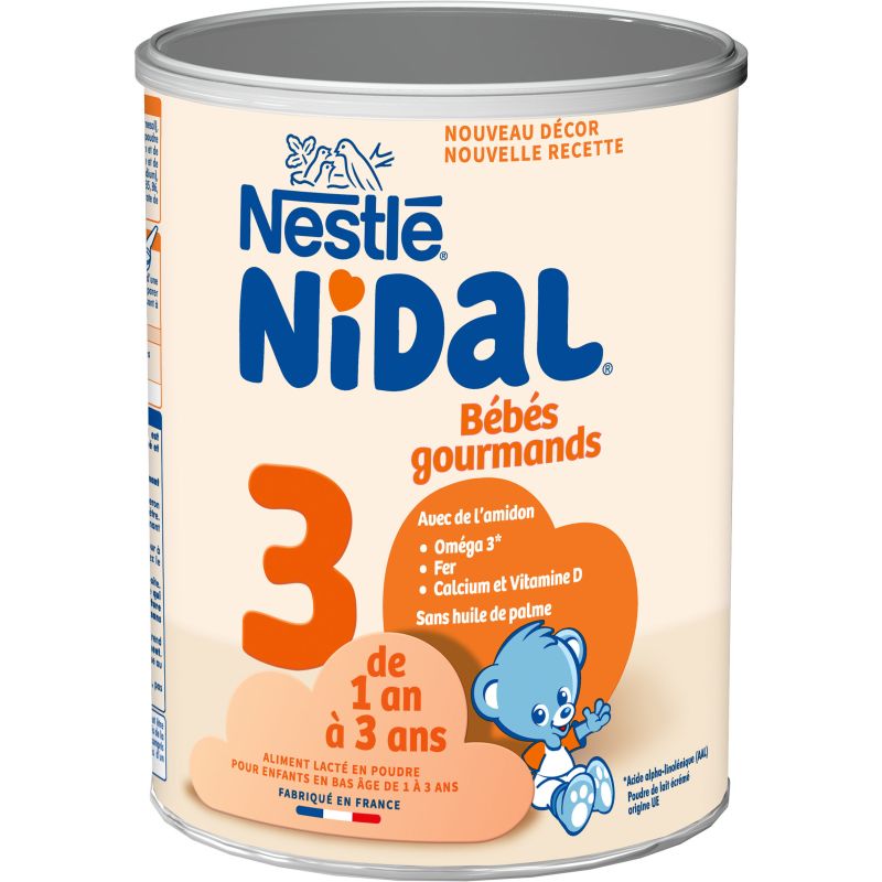 Nestle Nidal 3 Gourmand Frjns043 Bte 6X800G Fr