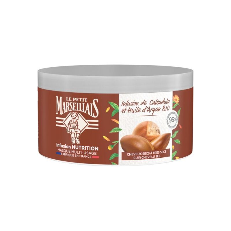 Le P'Tit MarseiL'Ais Masque Nutrition Richesse Infusion Calendula & Argan 300Ml