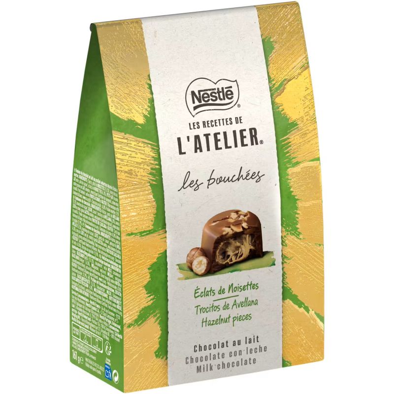 Nestlé Chocolat Les Bouchées Praniné Recettes De L'Atelier : La Boite 161G