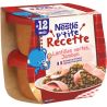 Nestlé Plats Bébé 12+ Mois, Lentilles Vertes Jambon : Les 2 Pots De 200G