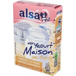 AL'A Creamy Lactic Ferments Special Yogurt Maker For Homemade Yogurt About 32 Yogurts: The Sachets Of 2 G