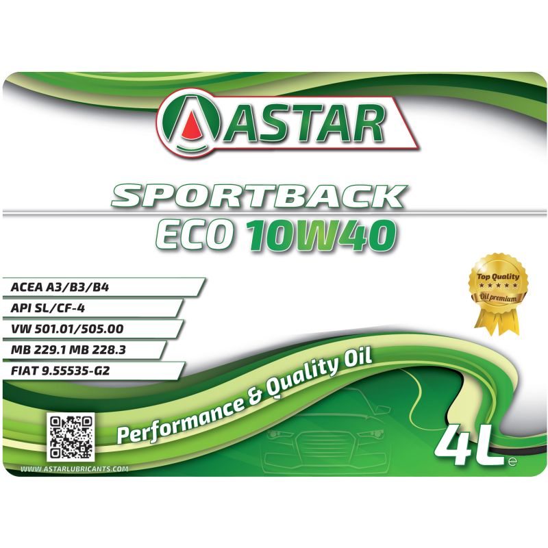 Astar Sportback Eco 10W40 - 4L