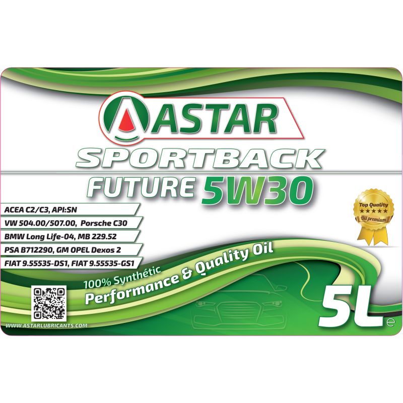 Astar Sportback Future 5W30 - 5L