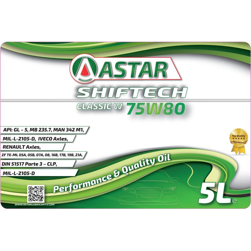 Astar Shiftech Classic W 75W80 - 5L