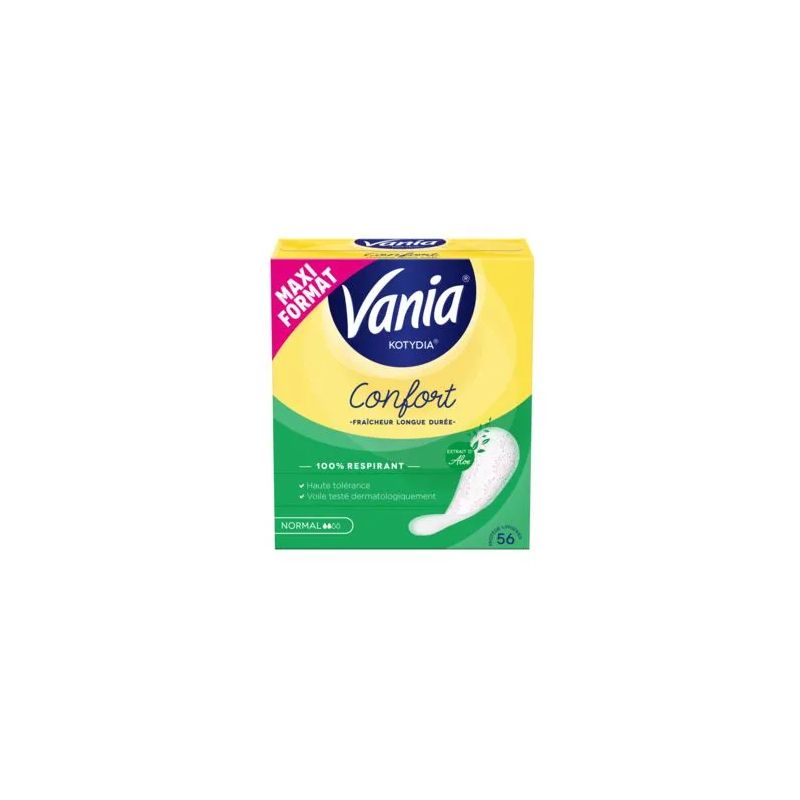 Vania Kotydia Protege-Slips Confort + NormaL'Aloe Vera X56
