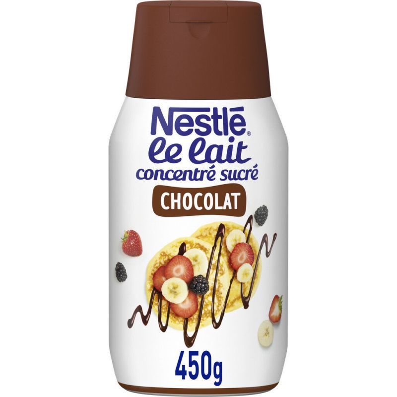 Nestlé Le Lait concentré Sucré Chocolat Bouteille 8X450G Fr