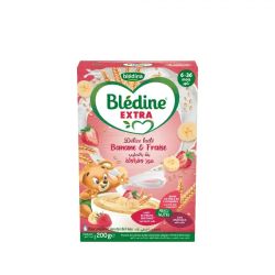 Blédina Blédine Extra Flocons de Céréales Lactées dés 6-36M Banane & Fraise 200G