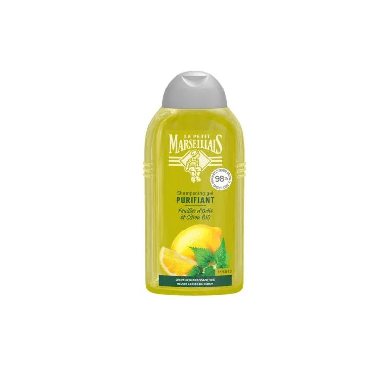 Le P'Tit MarseiL'Ais Shampooing Purifiant Ortie Blanche Citron Bio 250 Ml