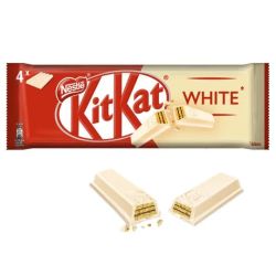 Nestlé Kit Kat White Barres CroustiL'Antes Enrobées De Chocolat Blanc : Le Paquet 166G