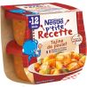 Nestlé Repas bébé dès 12 mois tajine de poulet P'Tite Recette : le lot de 2 pots de 200g