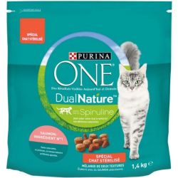 Purina One Spécial Chat Stérilisé - Saumon Avec De La Spiruline 1,4Kg