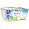 Nestlé P'Tit brassé dessert poire banane bio dès 6 mois 4x90g