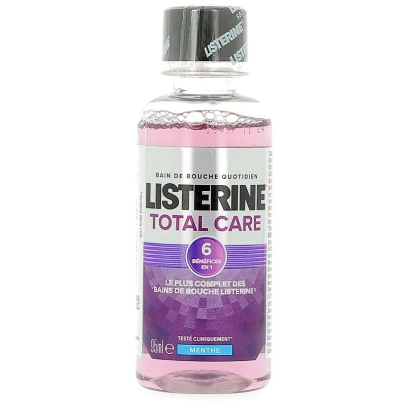 Listerine Bain De Bouche Total Care 6 En 1 Bouteille 95Ml