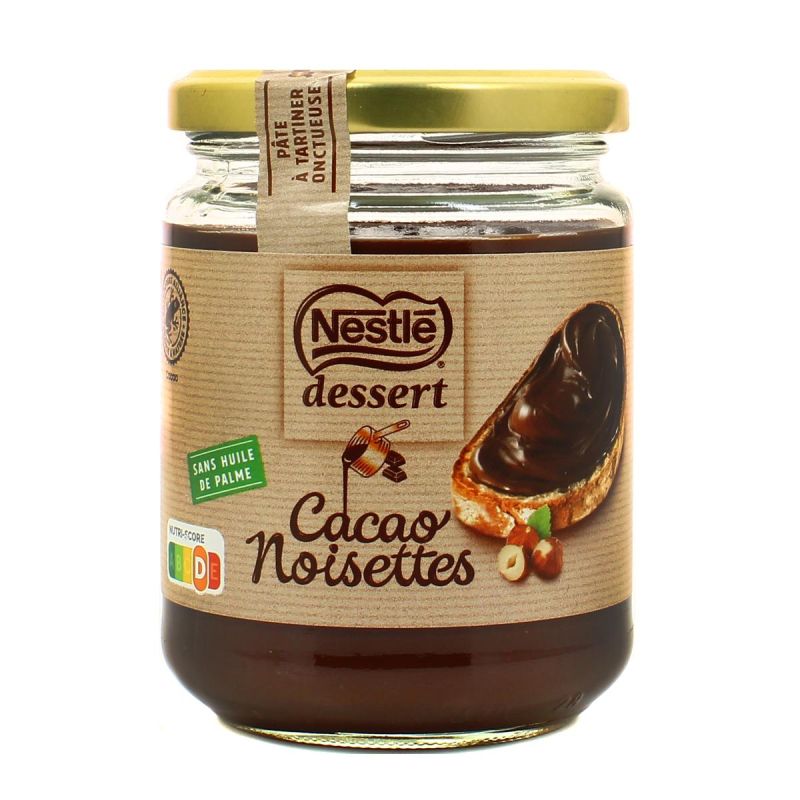 Nestlé Dessert Pâte à tartiner cacao noisette 340g