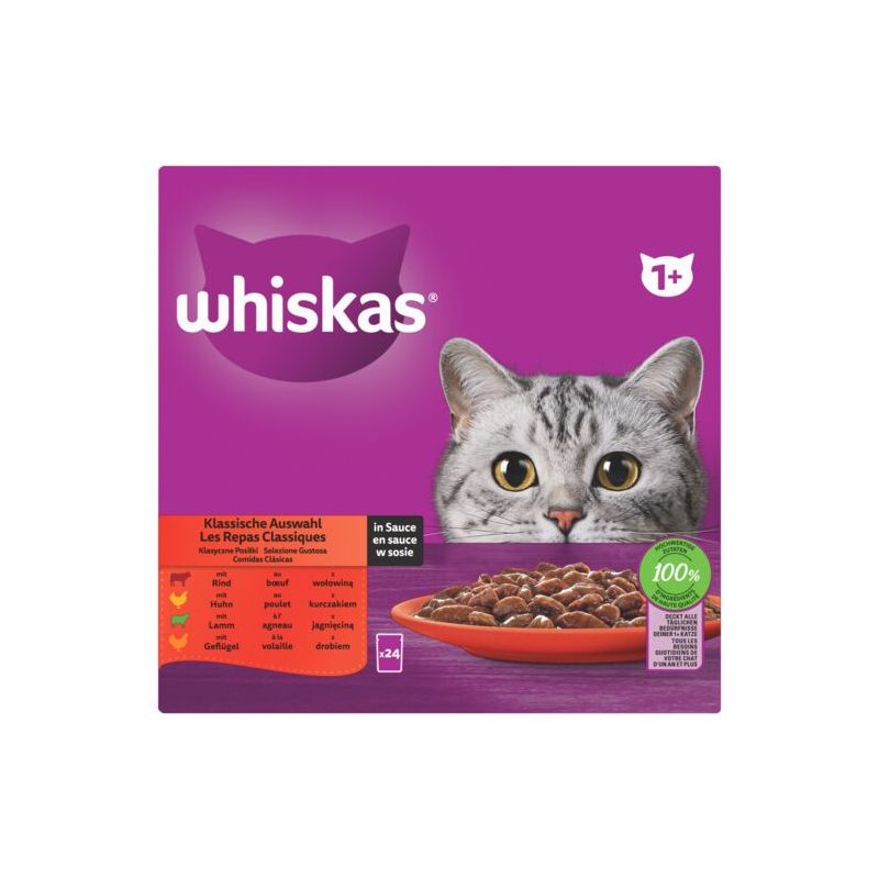 copy of Whiskas Pâtée Pour Chat Assortiment Viandes : Les 12 Sachets De 85 G
