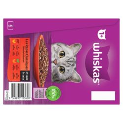 Whiskas Pâtée Pour Chat Adulte,Les Repas Classiques En Sauce : La Boite De 24 Sachets De 85G