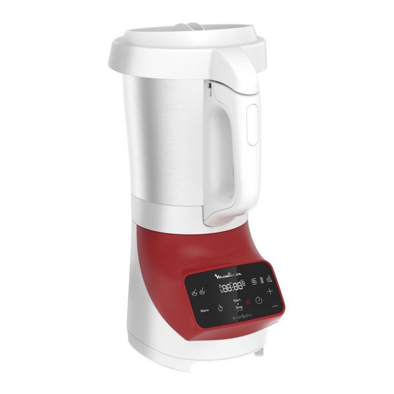 Moulinex Blender Chauffant Lm924500 1100 W, Capacité Du Bol 2.8 L, 5 Vitesses, 3 Programmes Automatiques, Minuterie