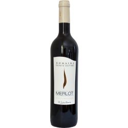 Domaine Sainte Octime IGP Vin des Cévennes – Rouge 100% Merlot Sud De France 13.5% : La bouteille de 75 Cl