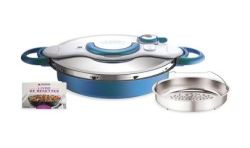 Seb Clipsominut' Duo 5L Cocotte-Minute Bleu Boréal