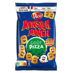 Vico Monster Munch Petits monstres salés goût pizza : Le sachet de 85 g