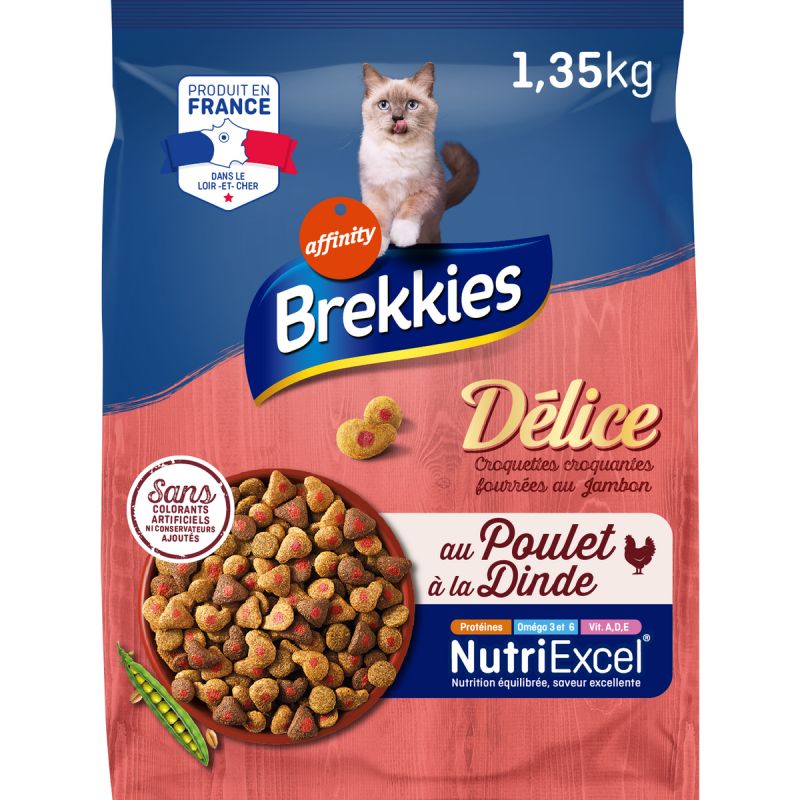 copy of Brekkies Croquettes Pour Chat Au Poulet : Le Sac De 1,5 Kg