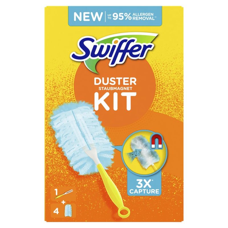 Swiffer Attrape-Poussière Plumeau Kit Duster : La Boite