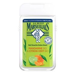 Le Petit Marseillais Gel Douche Mandarine & Citron Vert Hydrate et Rafraîchit, Bio : le flacon de 250mL