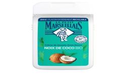 Le Petit Marseillais Gel Douche Noix de Coco Hydrate et Nourrit, Bio : le flacon de 250mL