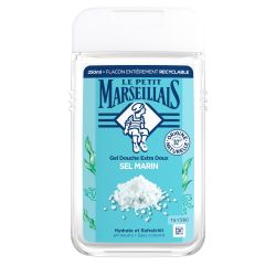 Le Petit Marseillais Gel Douche Hydratant Au Sel Marin : le flacon de 250mL