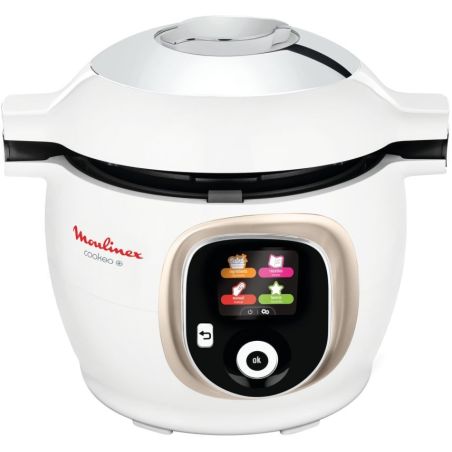 Moulinex Multicuiseur Intelligent Haute Pression 6 L 150 Recettes Modes De Cuisson, Mon Cookeo Blanc Ce851A10, Liters