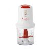 Moulinex Mini Hachoir Électrique 3 En 1 Hacher Mixer Emulsionner, Secs 2 Vitesses 400W Blanc At710131