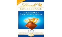 Lindt Excellence Chocolat Caramel : La Tablette De 100 G