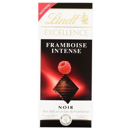 Lindt Excellence Chocolat Noir Framboise : La Tablette De 100 G