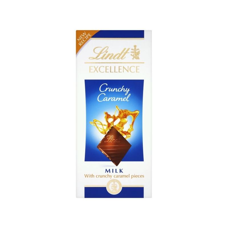 Lindt Chocolat Excellence Caramel Croquant Tablette 100G