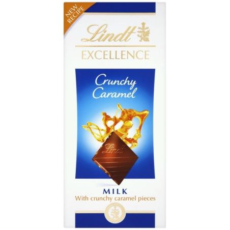 Lindt Chocolat Excellence Caramel Croquant Tablette 100G